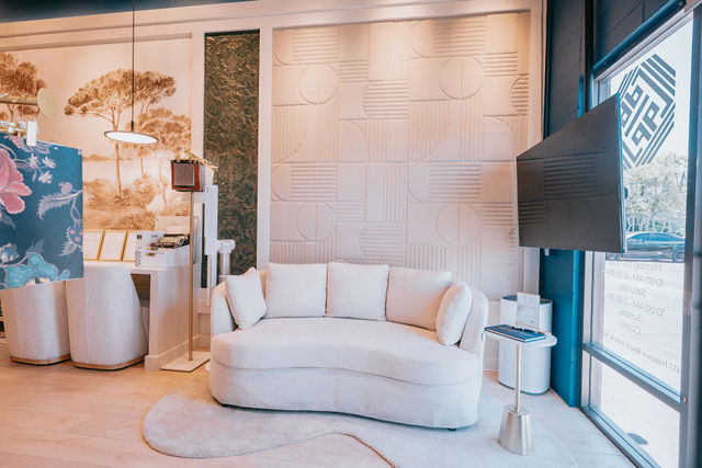 Interior of the Parfait wallpaper showroom, San Rafael